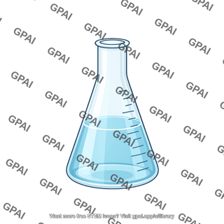 Erlenmeyer flask 3 4 liquid