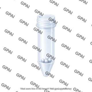 Microtube 0.5 ml with lysing beads