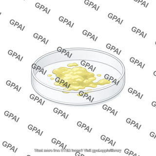 Petri dish with sputum