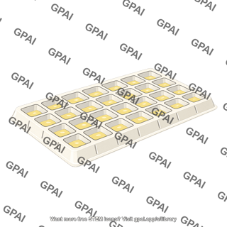 Rearing tray 32 cells with food 898