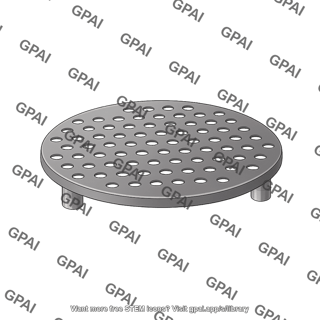Plethysmography chamber bottom grid floor