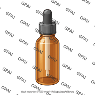 Dropper bottle amber