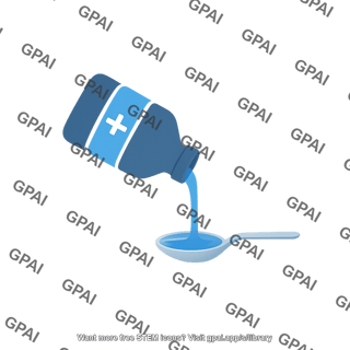 Liquid medication symbol