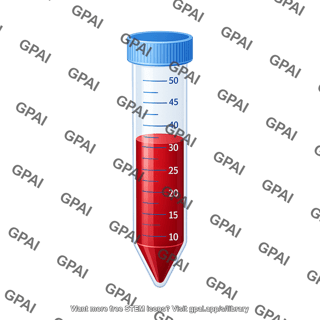 Falcon tube 50 ml blood before centrifugation