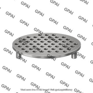 Plethysmography chamber top grid floor