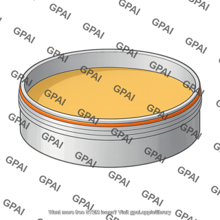 Lyophilization round tray with media 367