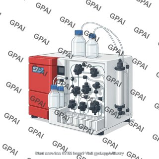 Protein purification system akta avant with bottles