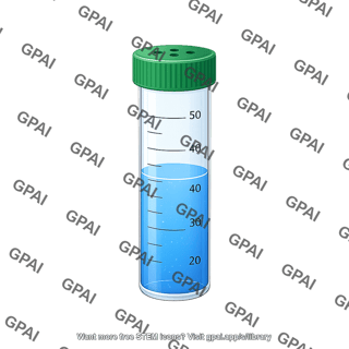 Bioreactor tube with 40ml liquid 50ml capped