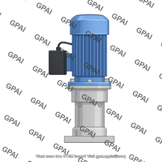 Bioreactor agitator schematic side view
