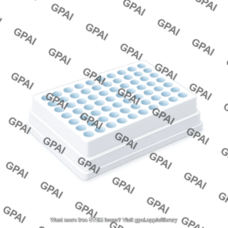 Well plate 96 wells 3d deep round