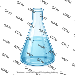 Erlenmeyer flask 5l full liquid