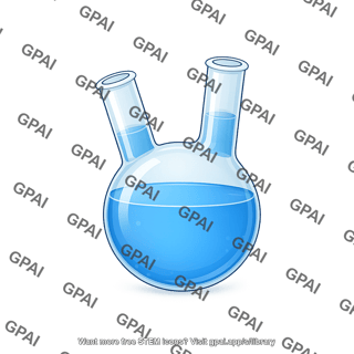 Round bottom flask 2 port full liquid