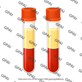 Blood vial serum 1 3