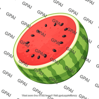Watermelon half