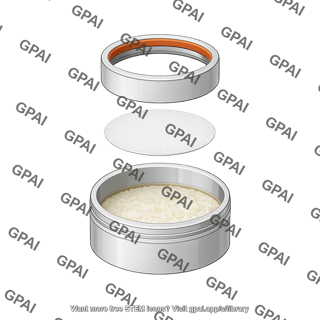 Lyophilization round tray expanded view