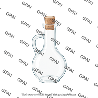 Cork bottle empty
