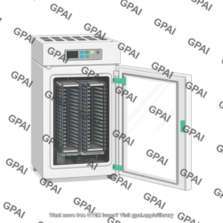 Laboratory incubator cytomat open