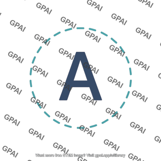 Alphabet label a