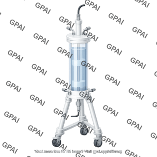 Pilot chromatography column 579