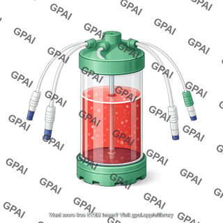 Cylindrical cell culture flask g rex 500m os