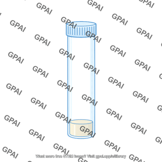 Drosophila tube empty with line