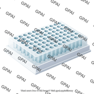 Well plate 96 wells 3d deep
