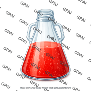 Optimum growth flask 5l full liquid