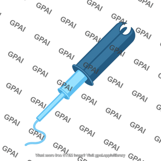 Tampon applicator symbol with string