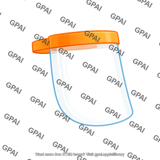 Face shield symbol