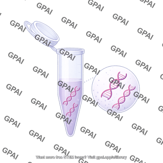 Eppendorf tube with liquid open dna callout