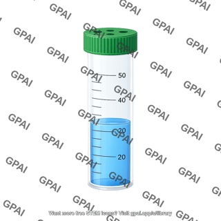 Bioreactor tube with 20ml liquid 50ml capped