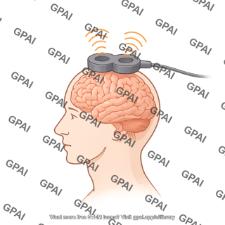 Transcranial magnetic stimulation coil
