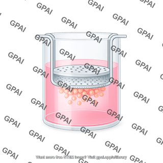 Transwell filter with liquid
