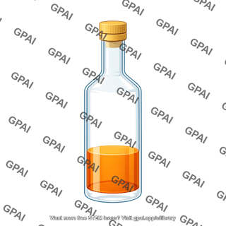 Whisky bottle 1 4 filled