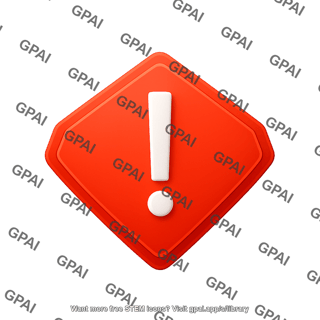 Exclamation mark hexagon