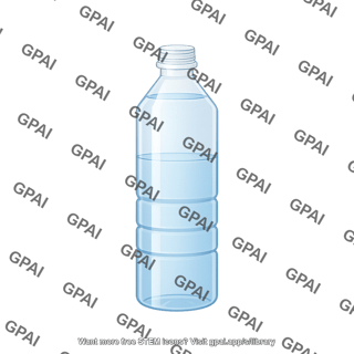 Plastic water bottle