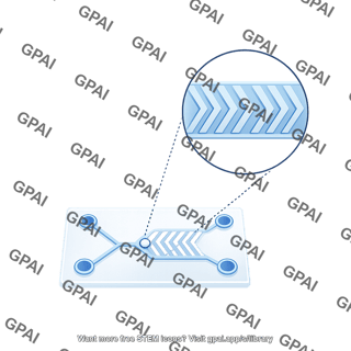 Herringbone microfluidic device with callout
