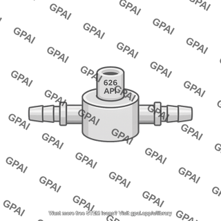 Valve with port 626