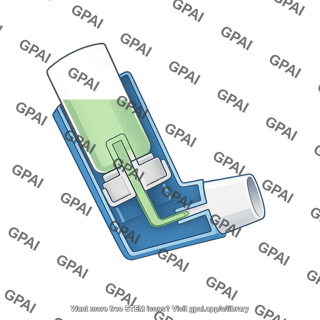 Inhaler cross section