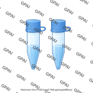 Gdna vial with 1 2 liquid capped