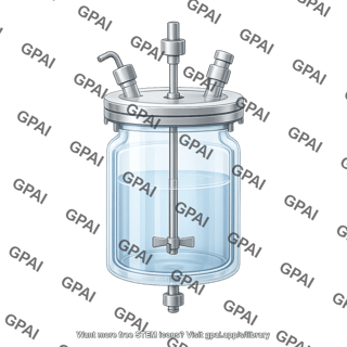 Glass reactor medium