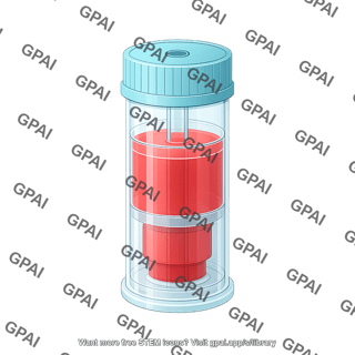 Cylindrical cell culture flask g rex 10m full liquid