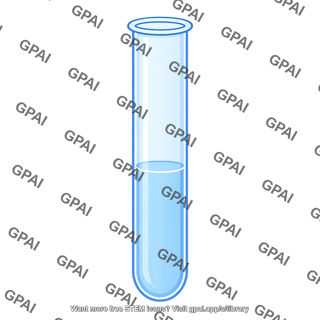 Test tube 5ml half liquid