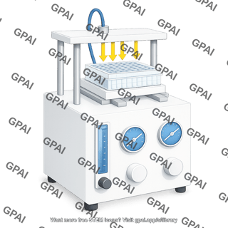 Positive pressure manifold with plate