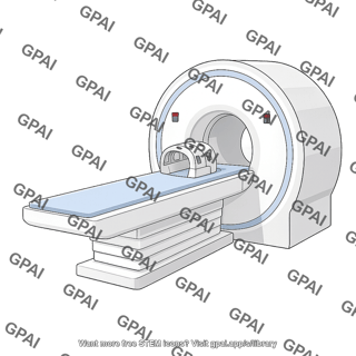 Mri machine with head coil 844
