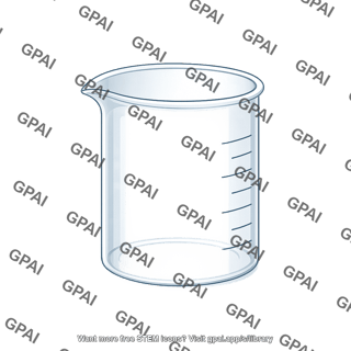 Beaker small empty