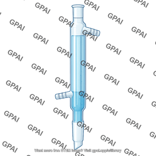 Liebig condenser full liquid