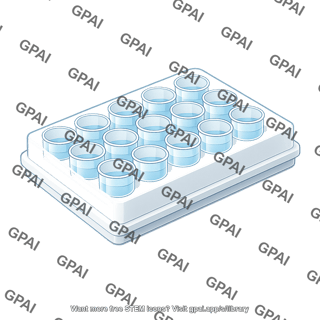 Well plate 16 wells 3d 1