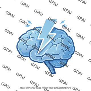 Brain stressed symbol