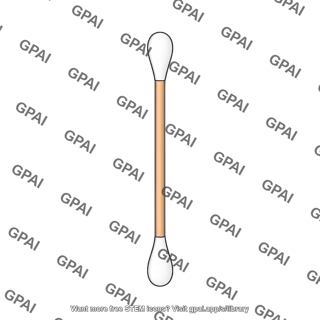 Cotton swab double sided